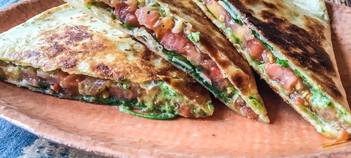 Hummus Quesadillas