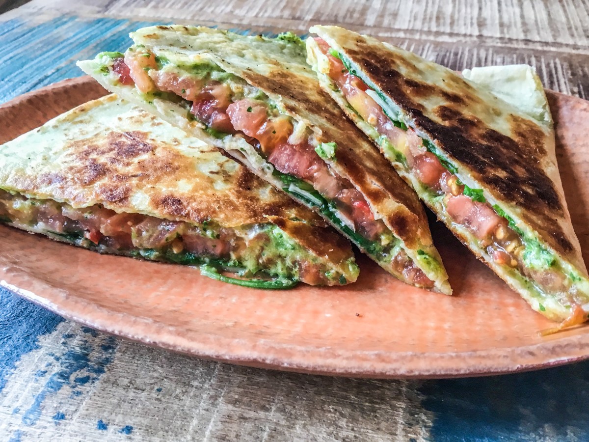 Hummus Quesadillas