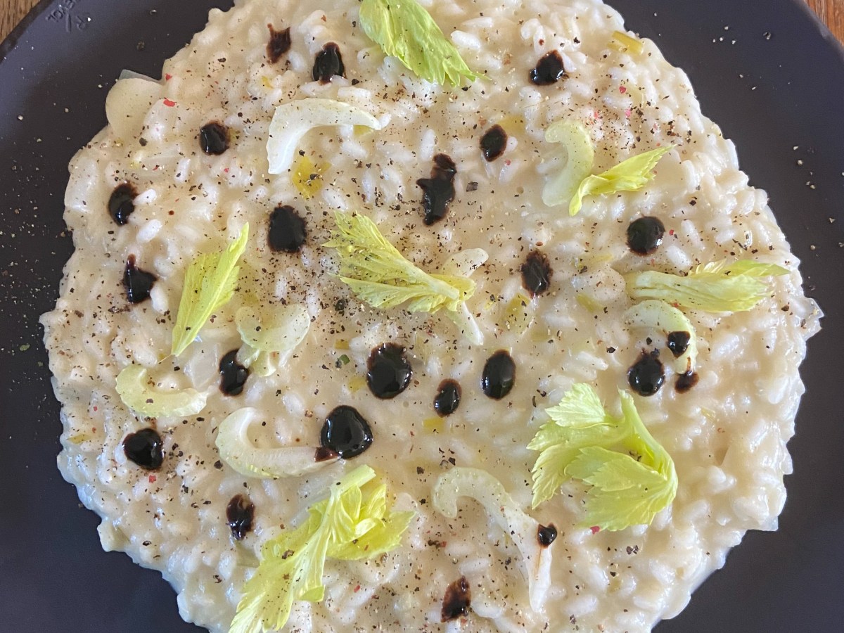 Risotto with Pear, Grana Padano and Balsamic&nbsp;Vinegar